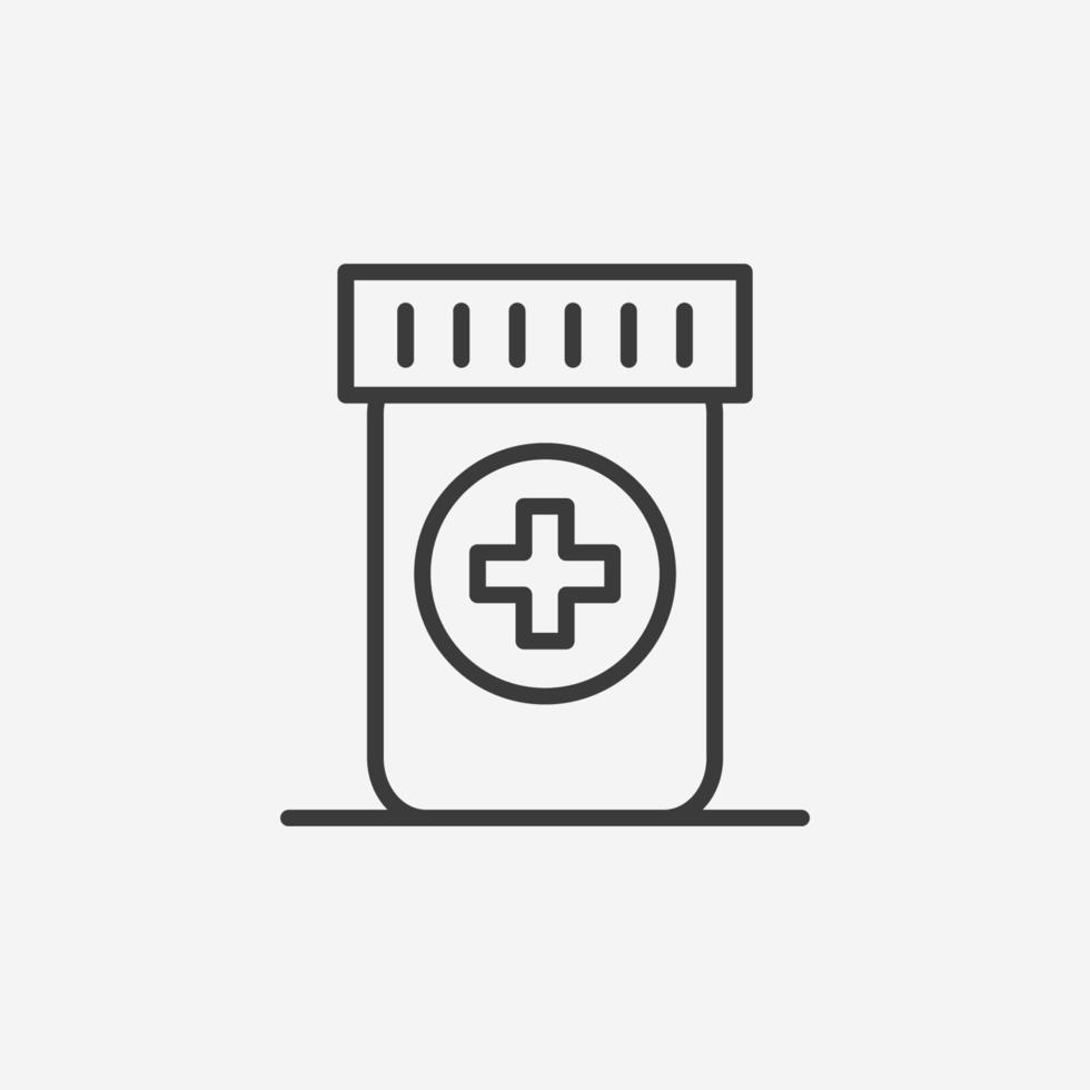 Test, analysis, medical plastic container,  medical sample in a glass tube, laboratory container icon vector symbol sign