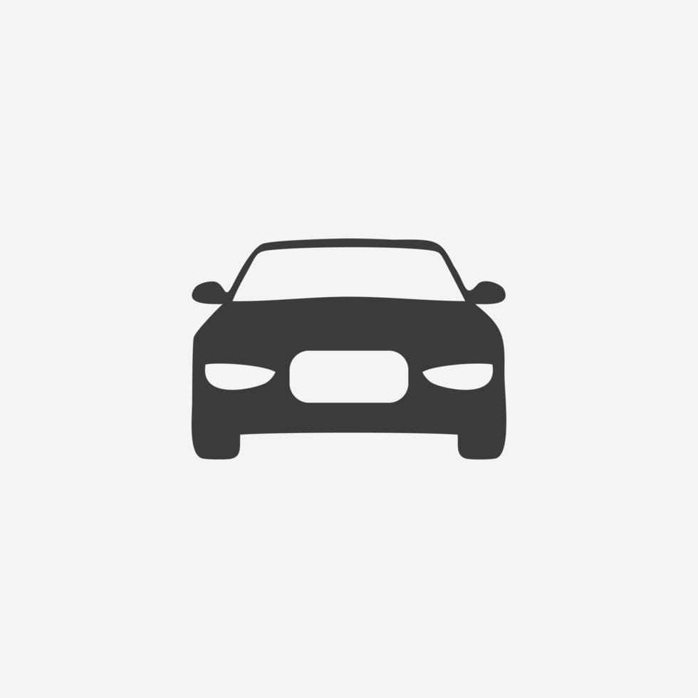 car, automobile icon vector isolated. race, auto, transportation, vehicle symbol sign