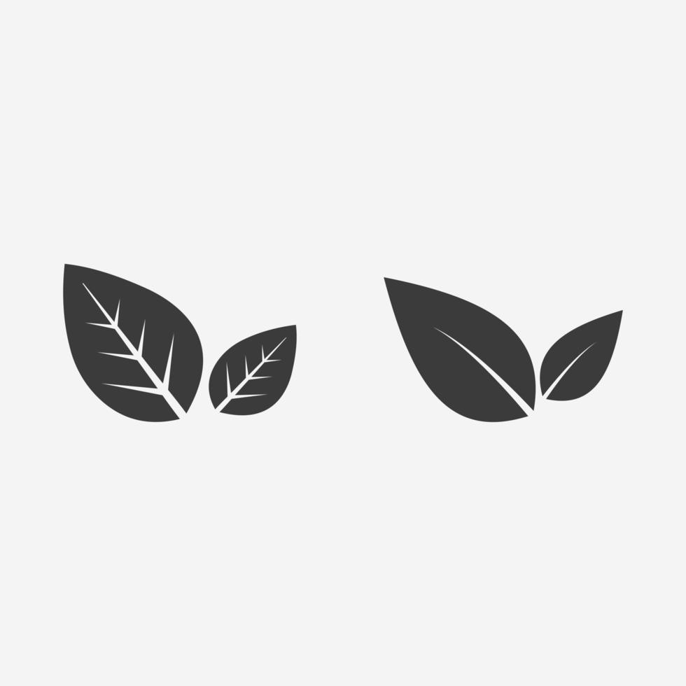 planta, té, verde, hoja, árbol icono vector símbolo signo