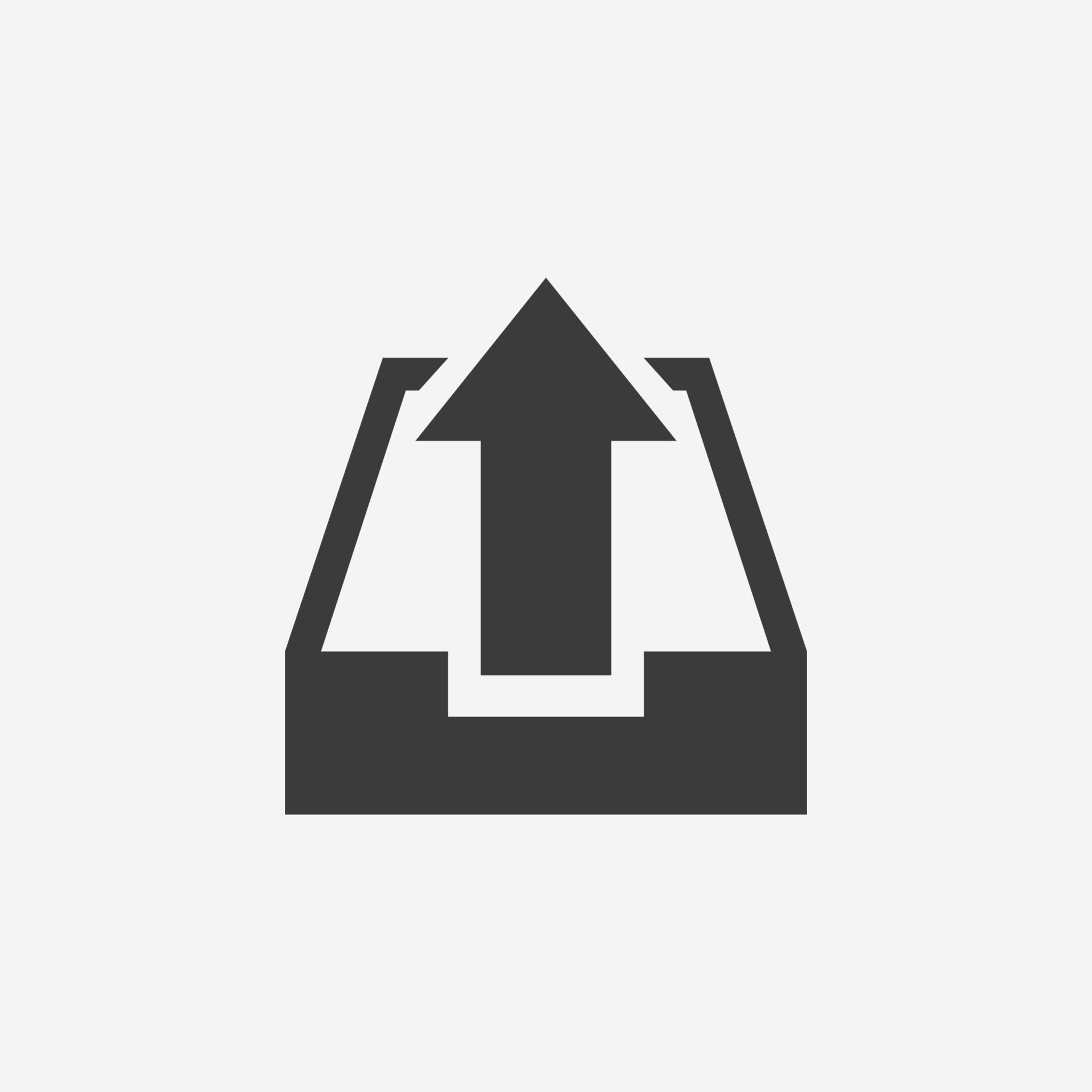 Outbox icon vector isolated. email, mail, message icon. download