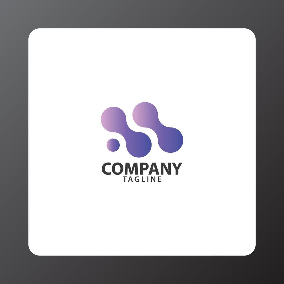 creative business logo minimalist design idea vector