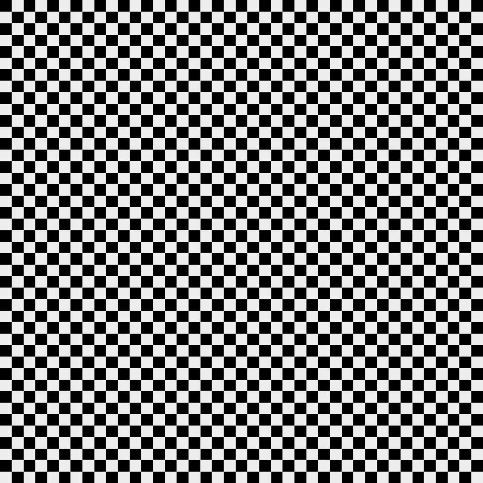 Pattern. Black and white abstract, geometric, square, background. Chess board. vector