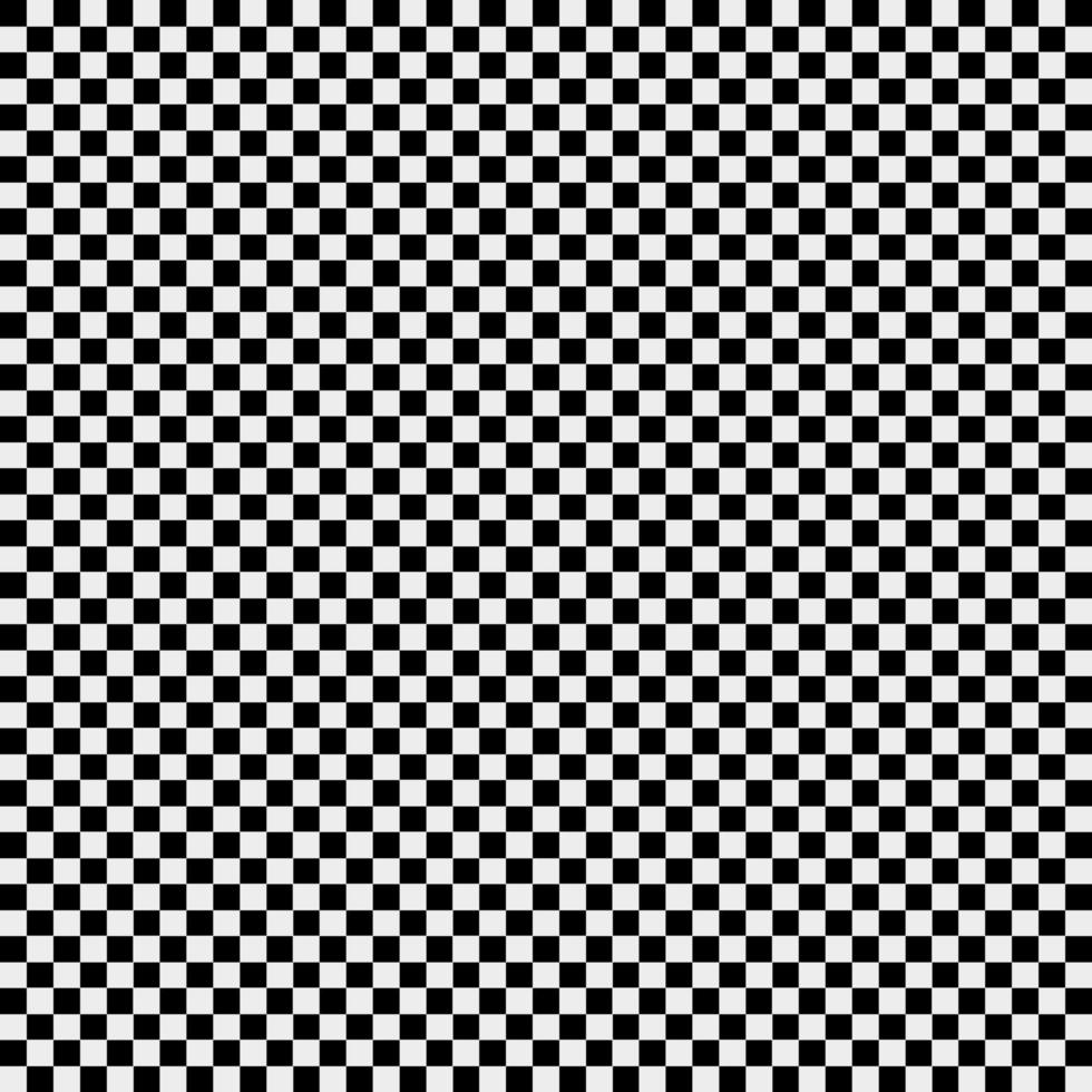 Pattern. Black and white abstract, geometric, square, background. Chess board. vector