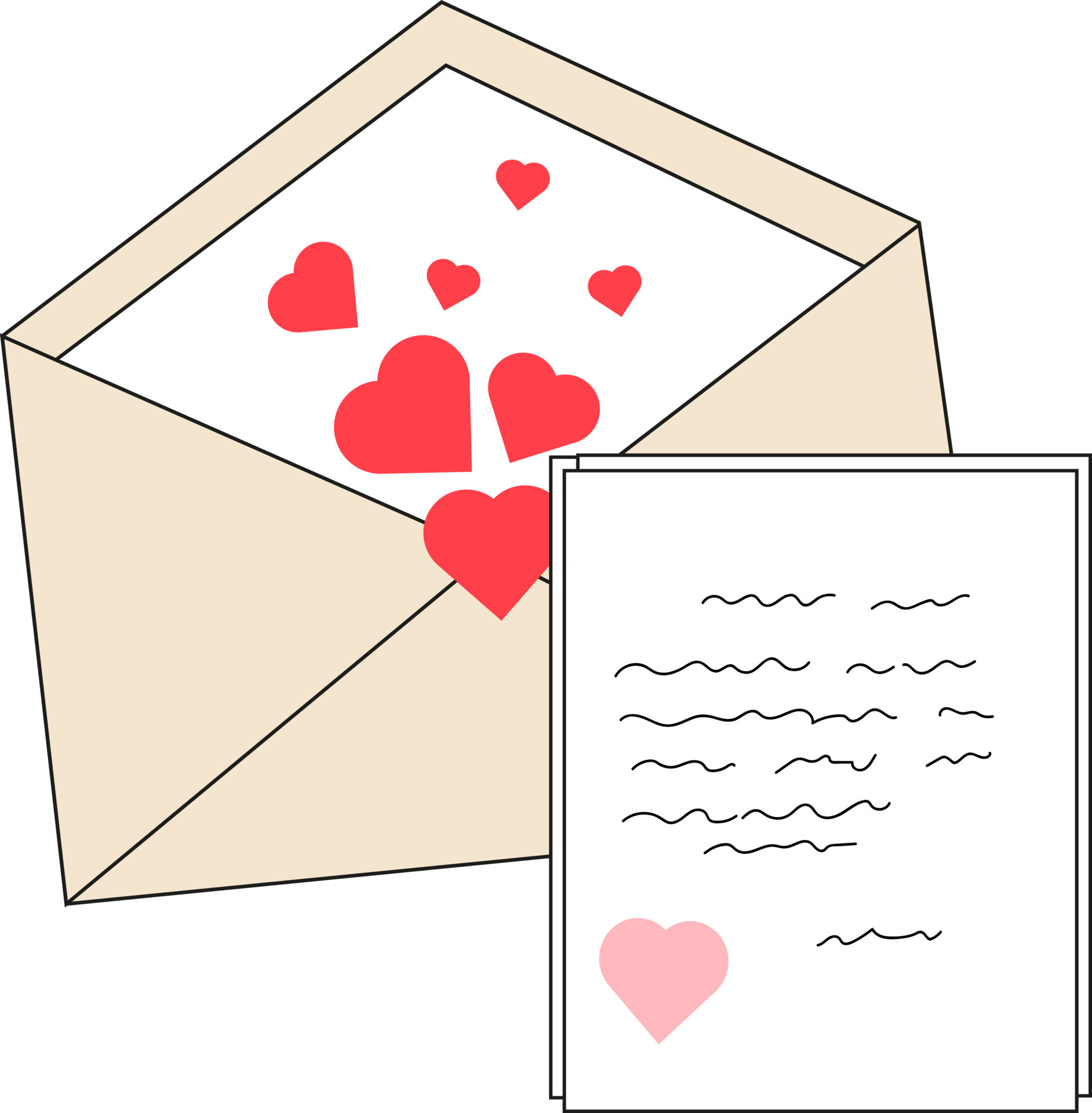 romantic-declaration-of-love-open-envelope-postal-letter-with-heart
