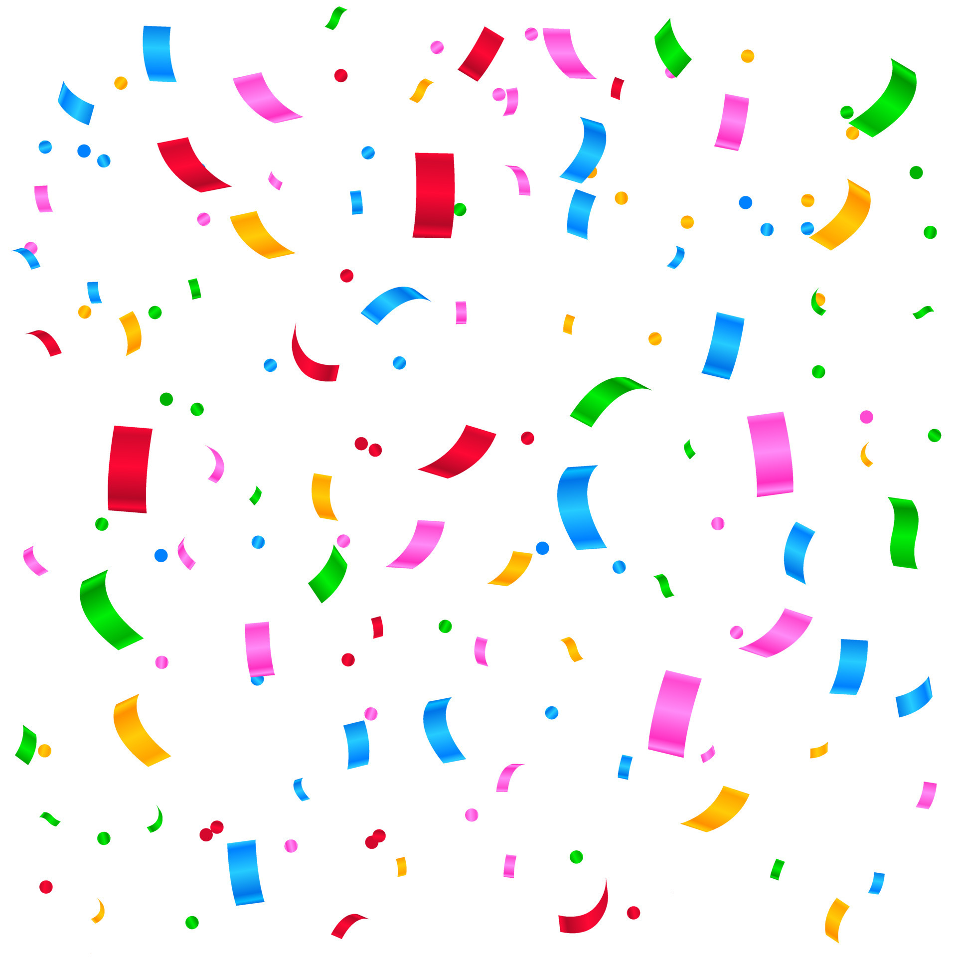Colorful confetti background. Vector illustration. 15805947 Vector Art
