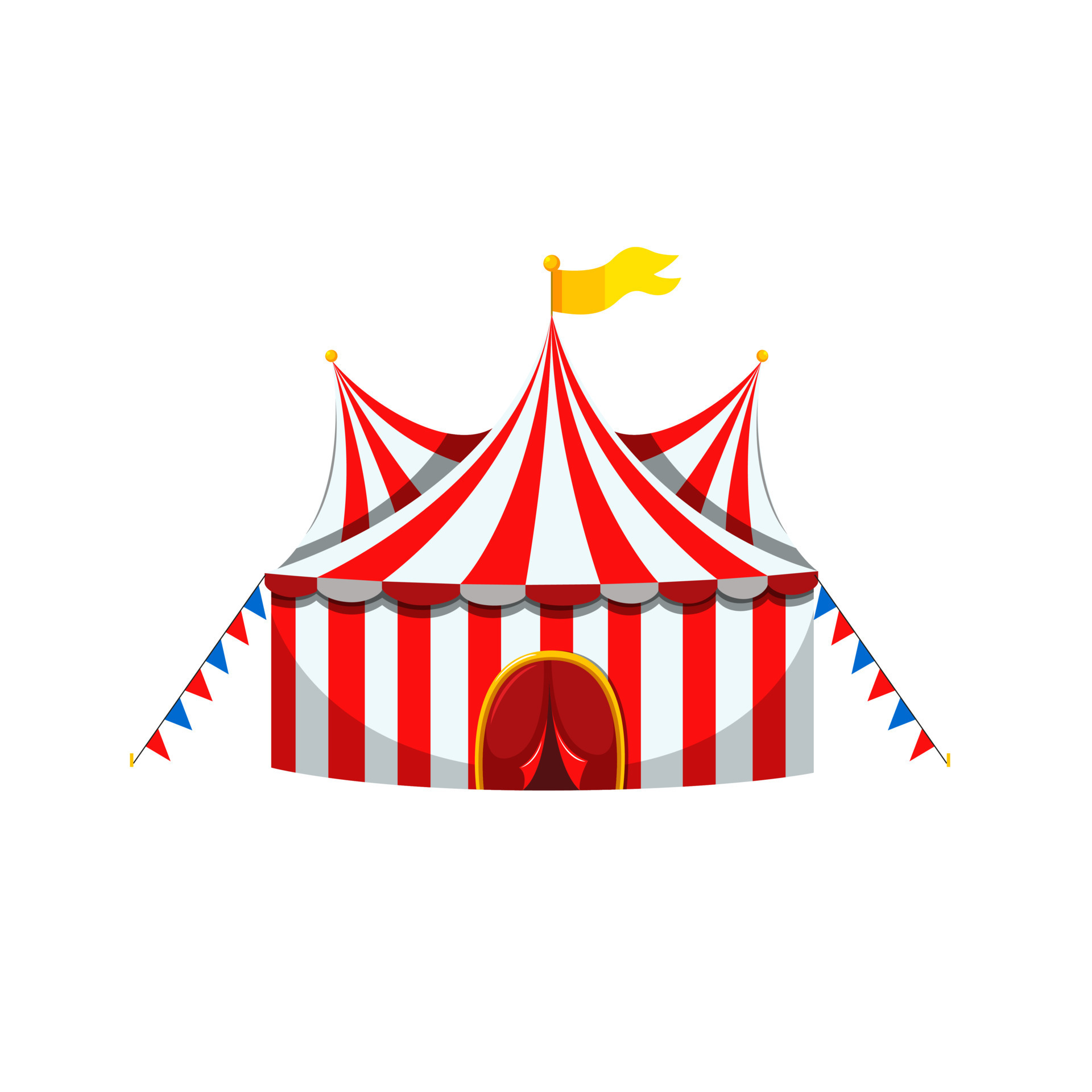 Modern Circus Tent Cartoon Illustration 15805951 Vector Art at Vecteezy Modern Circus Tent Cartoon Illustration 15805951 Vector Art at Vecteezy