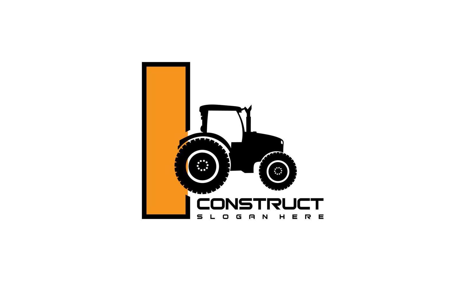 Construction Vehicle logo designs vector, vector