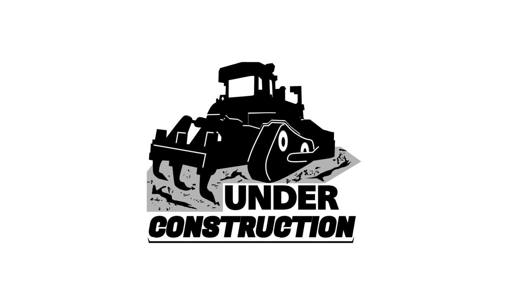 Construction Vehicle logo designs vector, Grader Logo vector