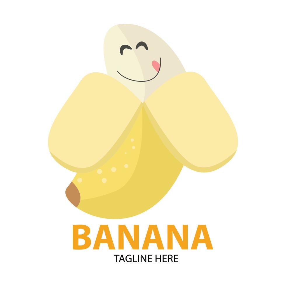 el banano adorable vector