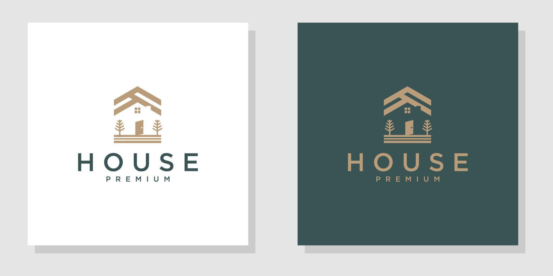 modern farmhouse logo design inspiration vector