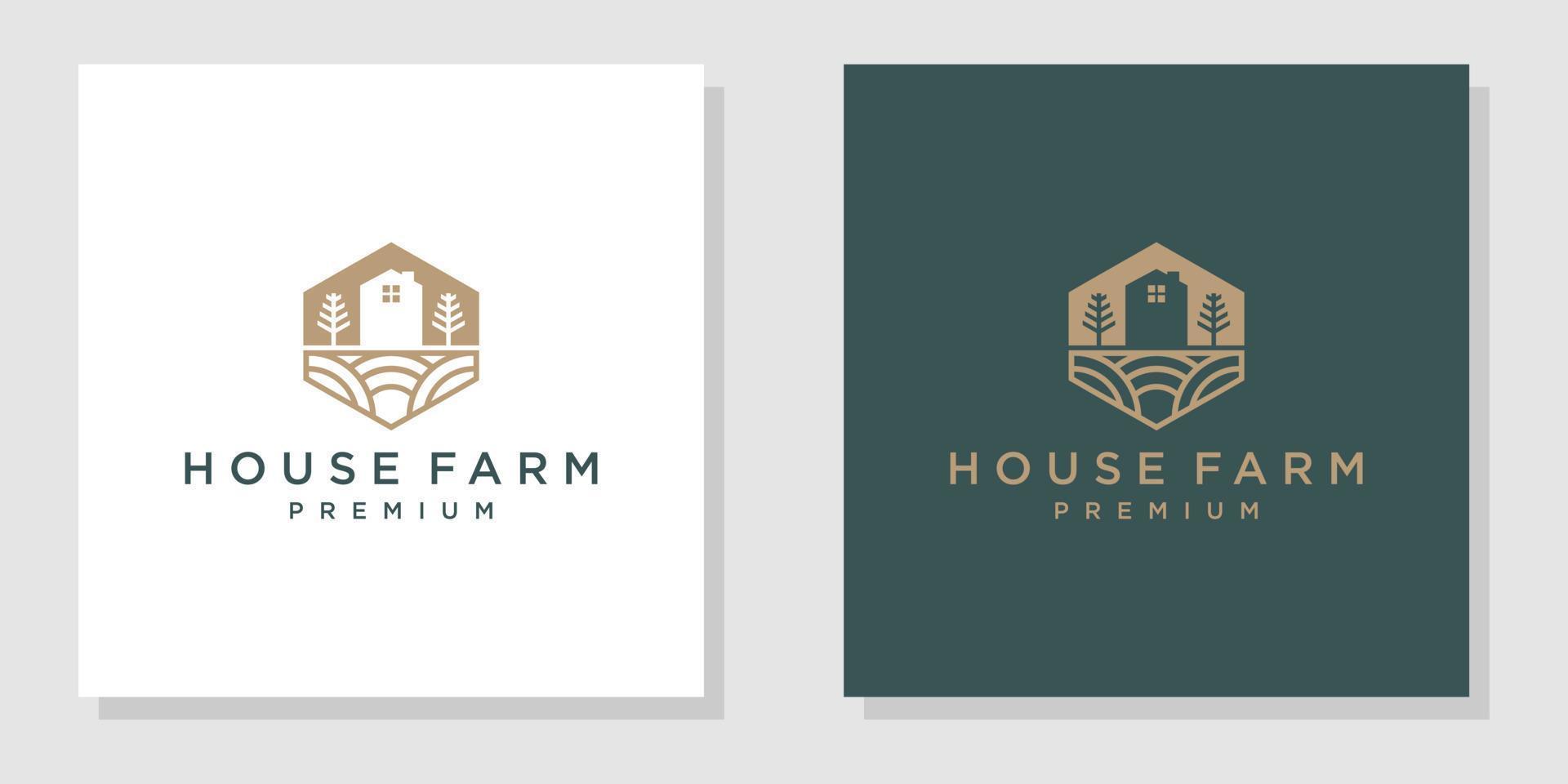 House Logo. House Symbol Geometric Style isolated on White Background. Usable for Real Estate, Construction, Architecture and Building Logos. Flat Vector Logo Design Template Element.