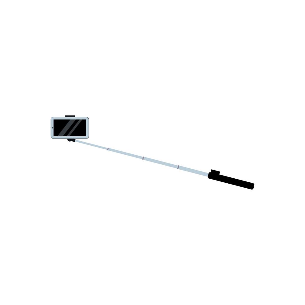 Smartphone as Equipment for streamers and blogger vector