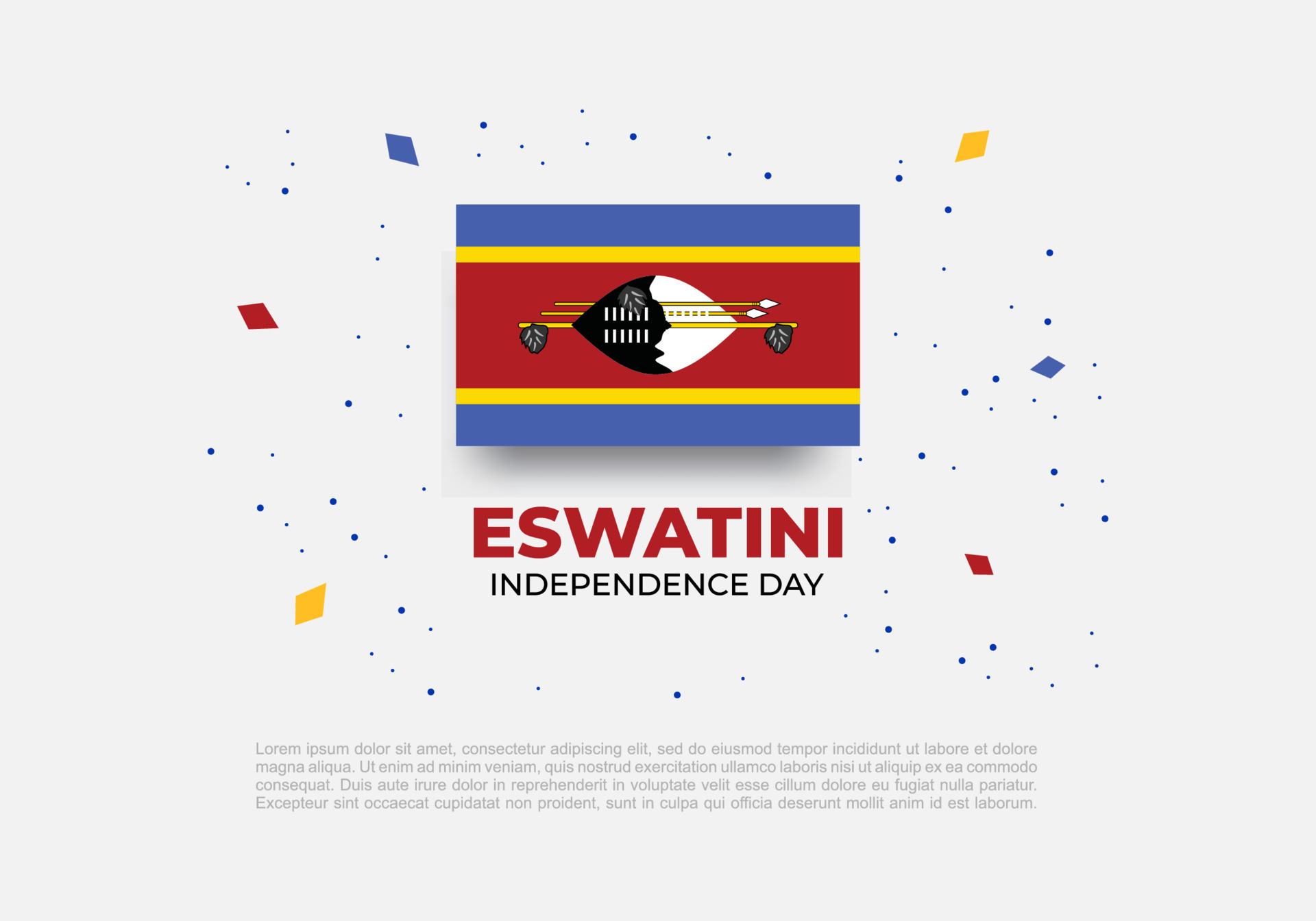 Eswatini independence day background celebrated on september 6 15806224