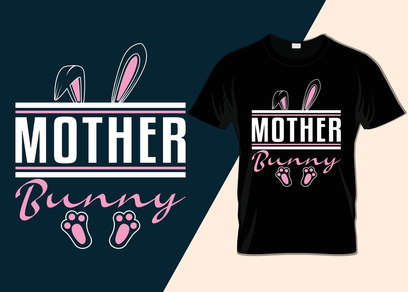Happy Easter day Typography T-shirt design vector