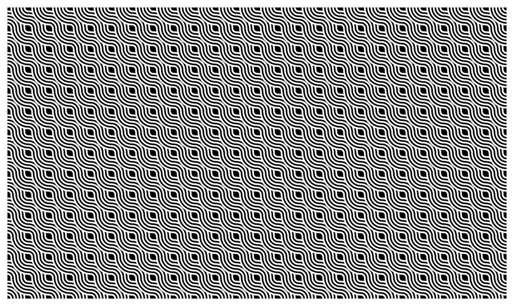 Seamless interlocking geometric line pattern background template vector illustration
