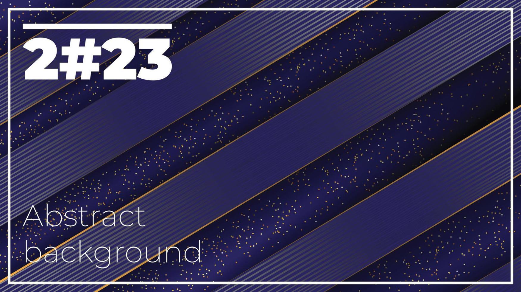 Modern futuristic background design with luxury gold design elements vector