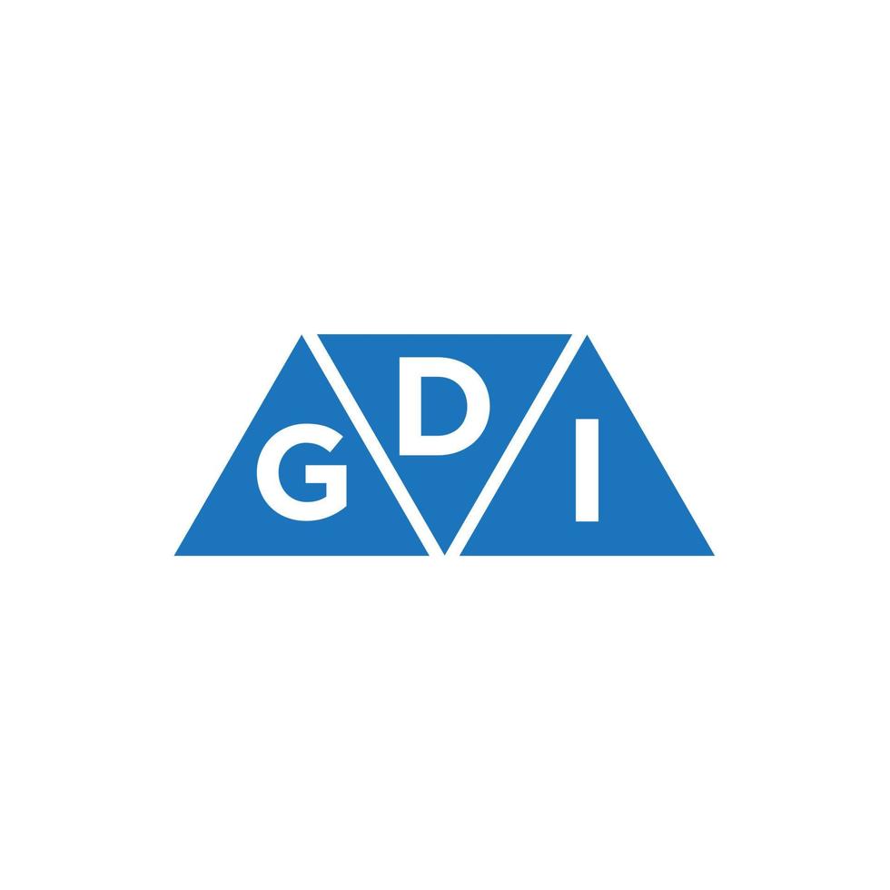 diseño de logotipo de contabilidad de reparación de crédito dgi sobre fondo blanco. dgi creative iniciales gráfico de crecimiento letra logo concepto. diseño del logotipo de finanzas empresariales dgi. vector