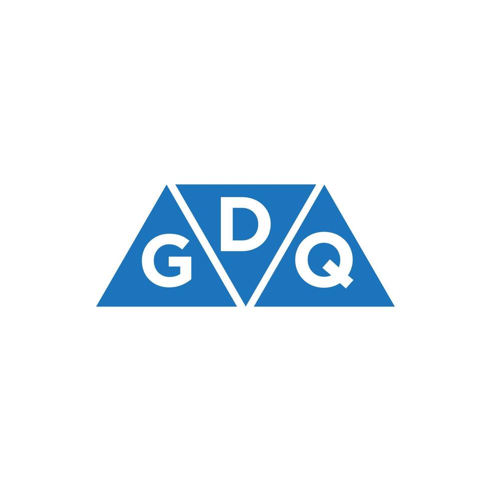 diseño de logotipo de contabilidad de reparación de crédito dgq sobre fondo blanco. dgq creative iniciales gráfico de crecimiento letra logo concepto. diseño del logotipo de finanzas empresariales dgq. vector