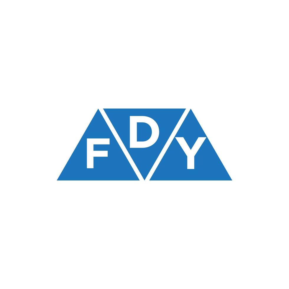 diseño de logotipo de contabilidad de reparación de crédito dfy sobre fondo blanco. dfy creative iniciales gráfico de crecimiento letra logo concepto. diseño del logotipo de finanzas empresariales dfy. vector