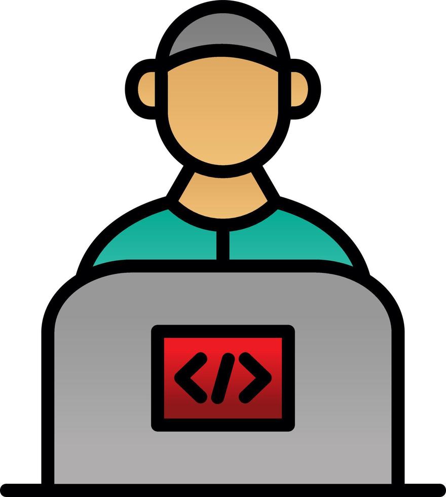 Senior Developer Vector Icon Design