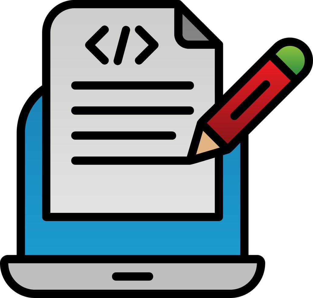 Programming Notes Vector Icon Design 15807941 Vector Art at Vecteezy