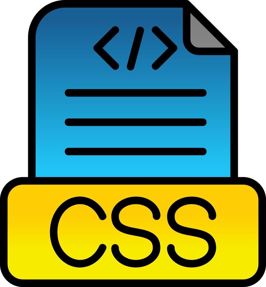 Css File Vector Icon Design