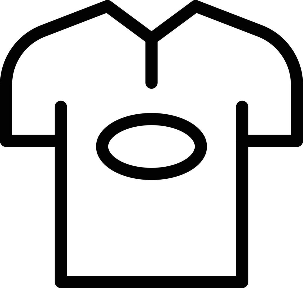 ilustración de vector de camiseta en un fondo. símbolos de calidad premium. iconos vectoriales para concepto y diseño gráfico.