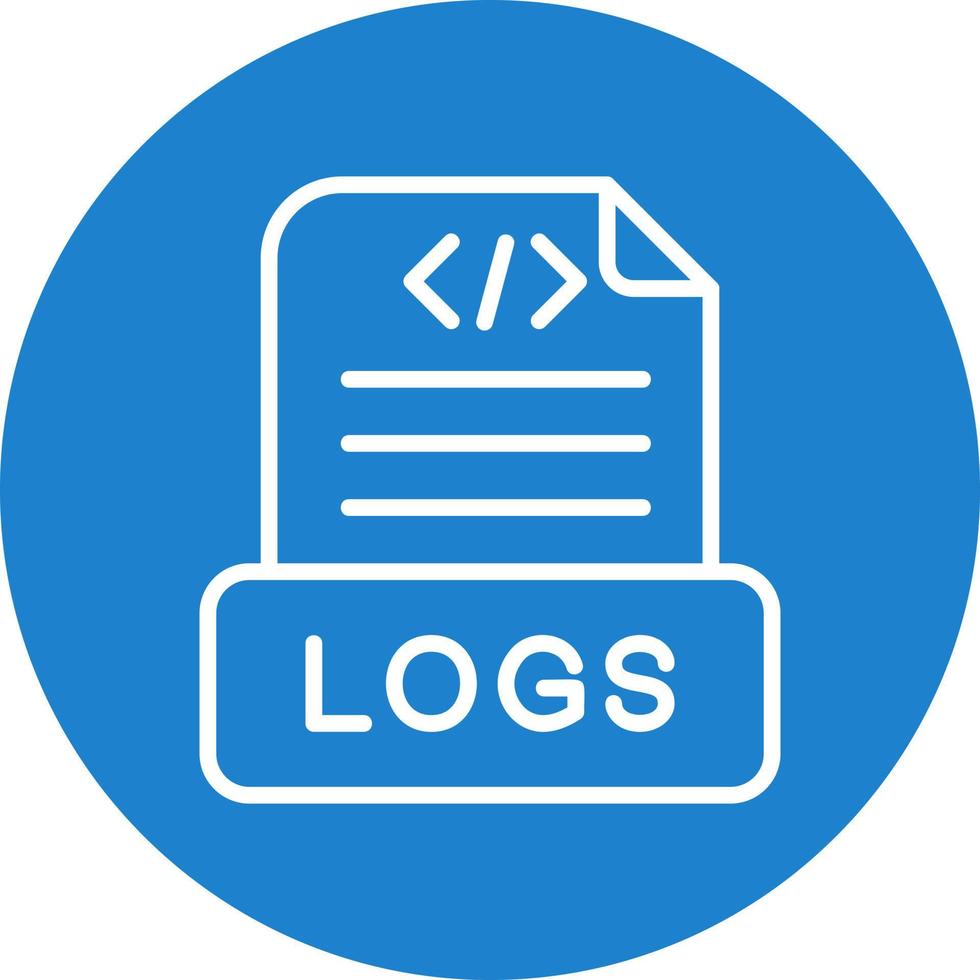 Logs Vector Icon Design
