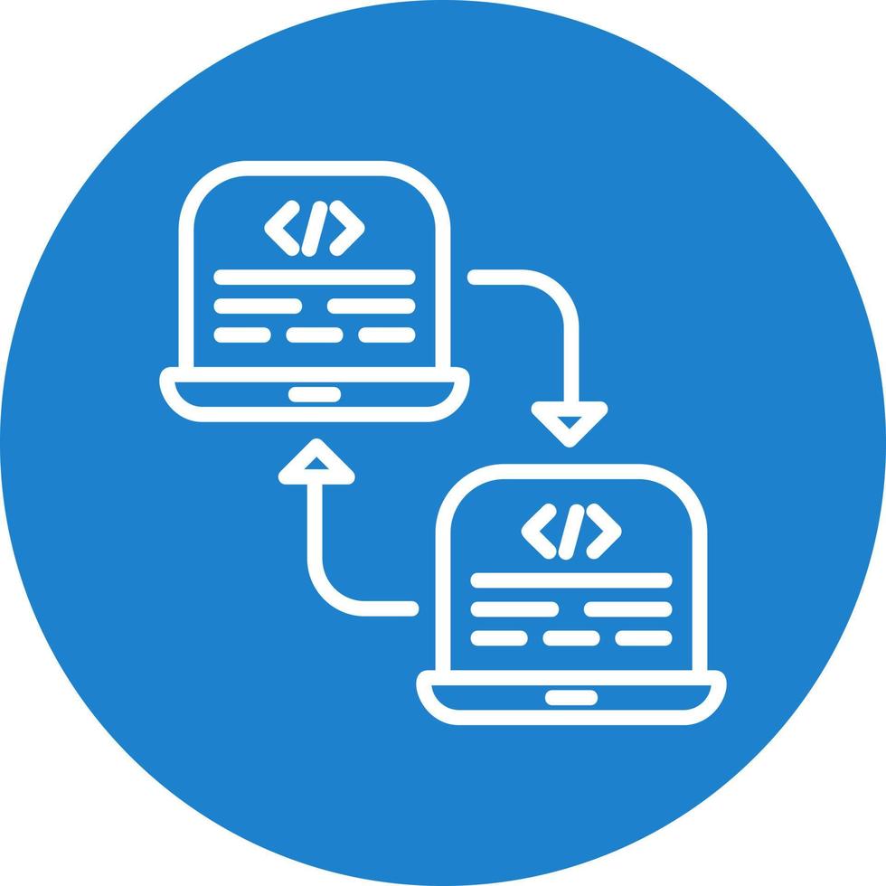 Code Refactoring Vector Icon Design