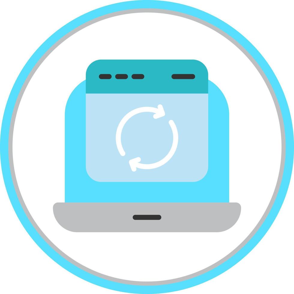 Website Update Vector Icon Design