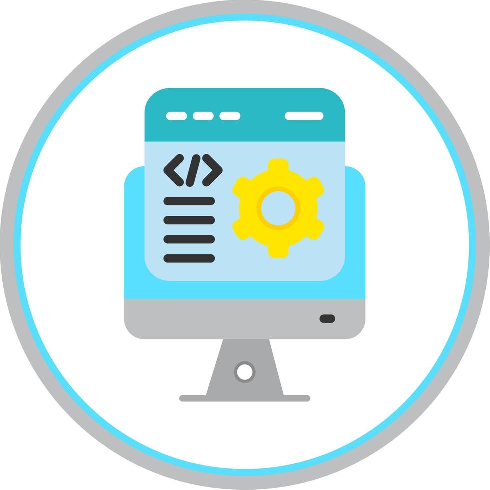 Software Developer Vector Icon Design