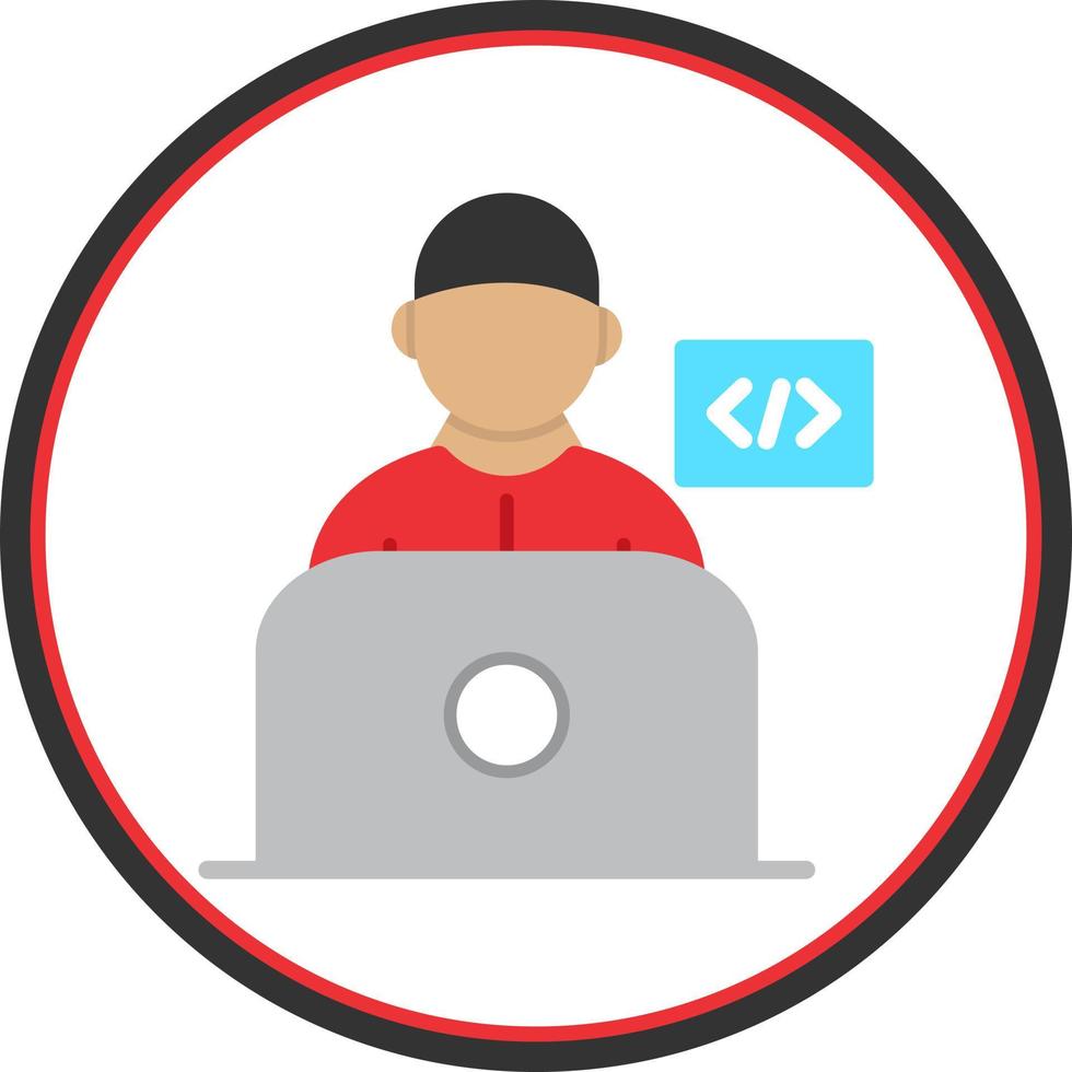 Programmer Vector Icon Design 15808725 Vector Art at Vecteezy