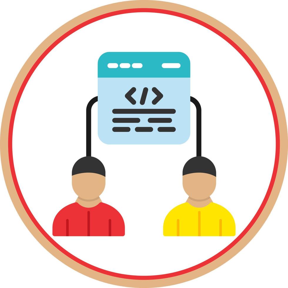 Website Hierarchy Vector Icon Design