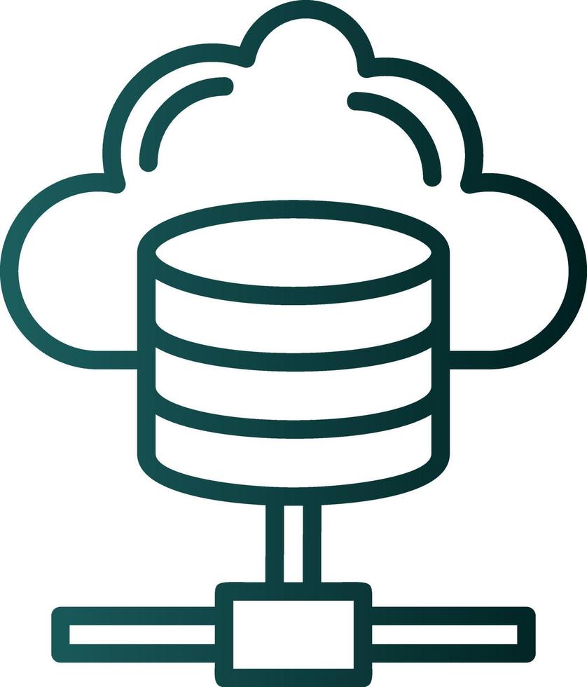 Database Vector Icon Design