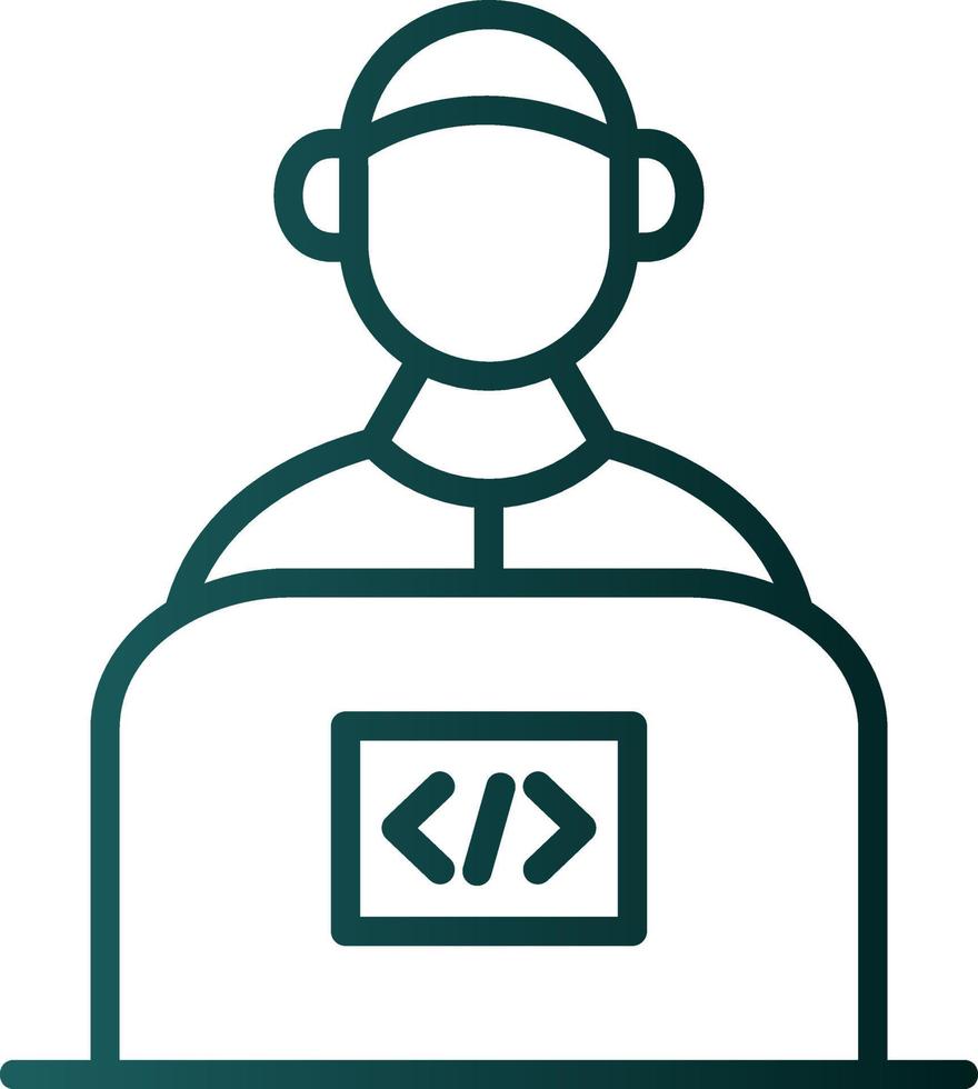 Senior Developer Vector Icon Design