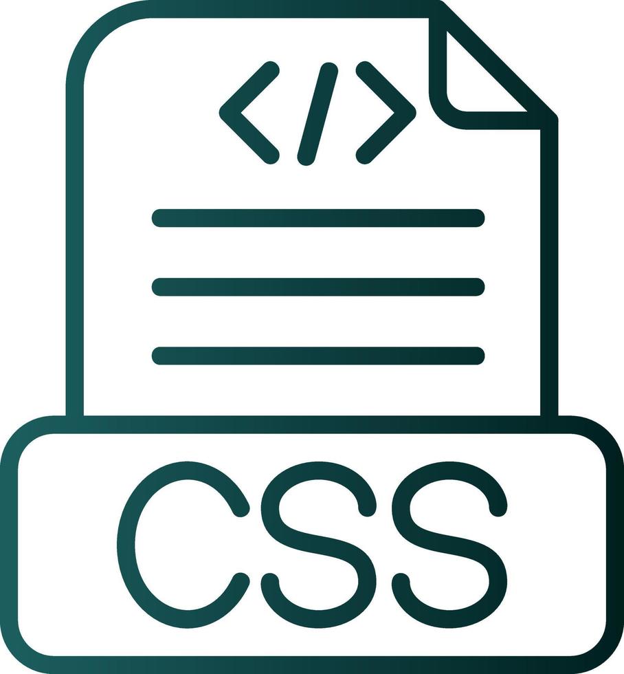 Css File Vector Icon Design