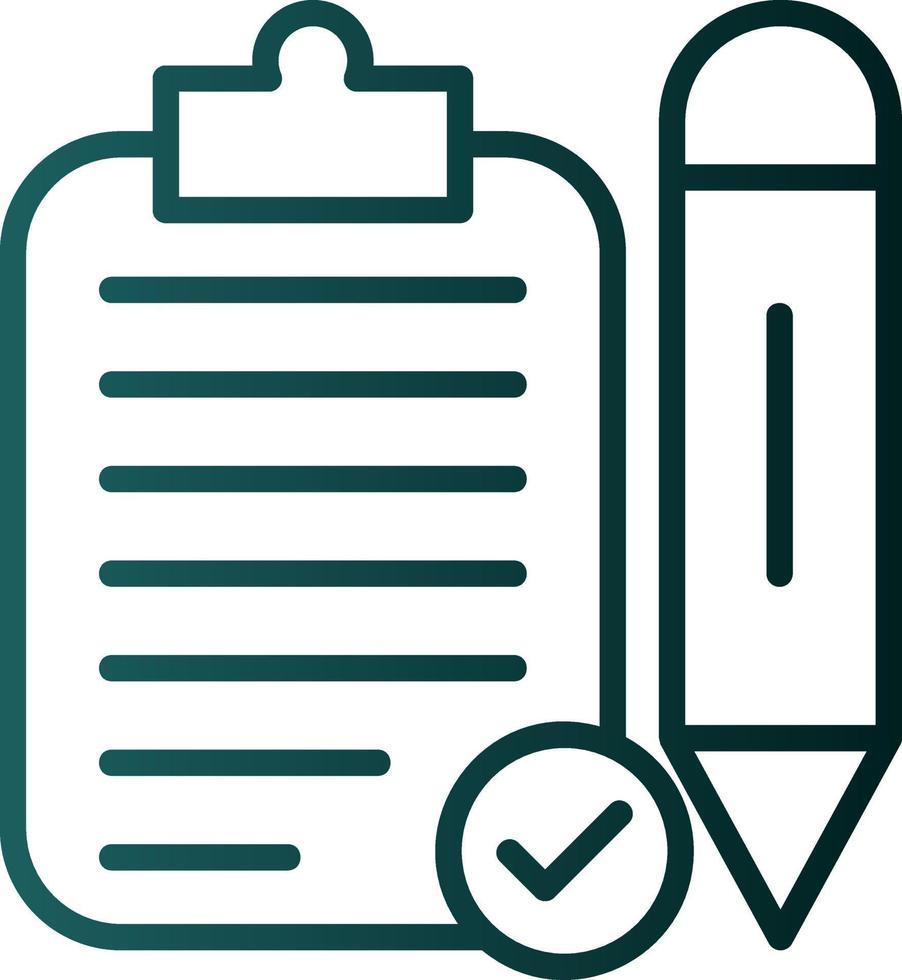 Task Planning Vector Icon Design