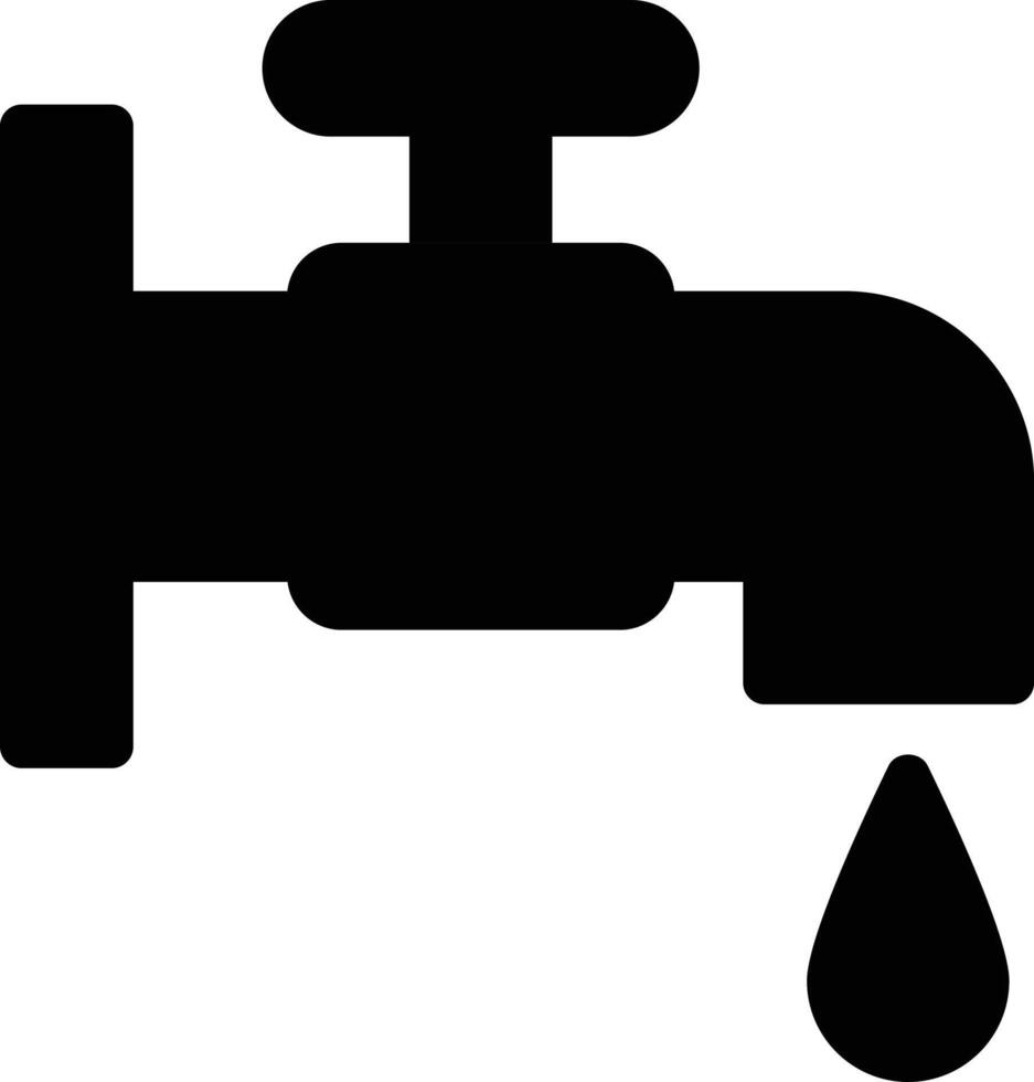 ilustración de vector de grifo de agua en un fondo. símbolos de calidad premium. iconos vectoriales para concepto y diseño gráfico.