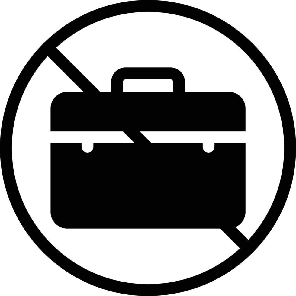 ilustración vectorial prohibida en un fondo.símbolos de calidad premium.iconos vectoriales para concepto y diseño gráfico. vector