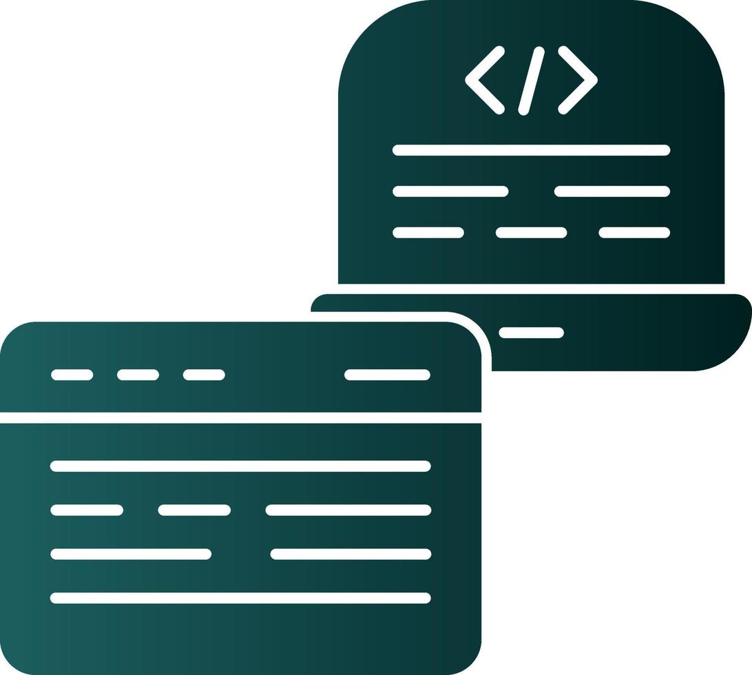 Frontend Development Vector Icon Design