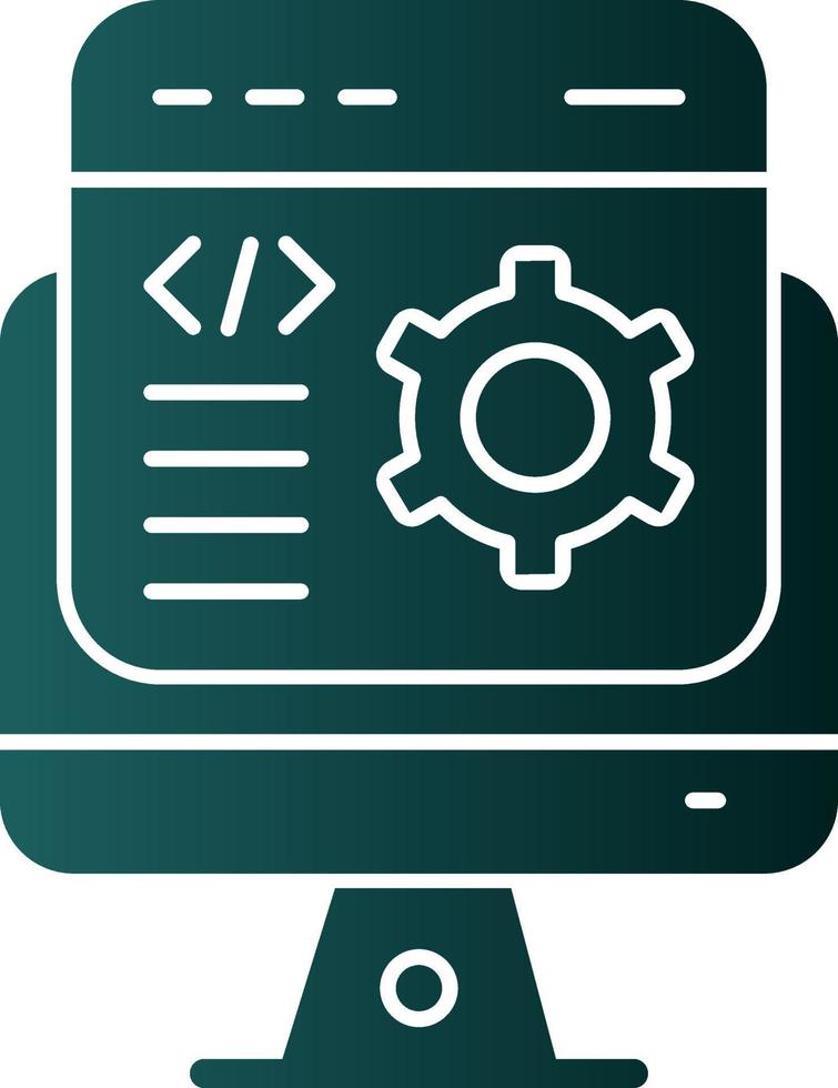 Software Developer Vector Icon Design