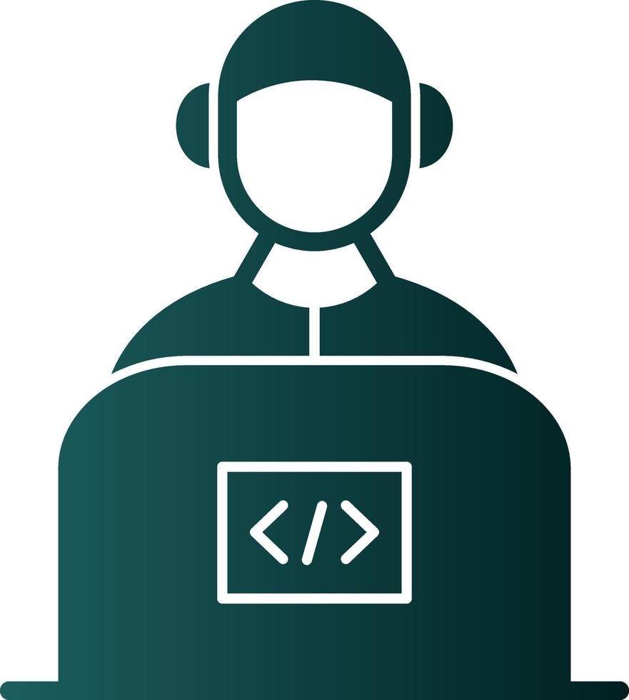 Senior Developer Vector Icon Design