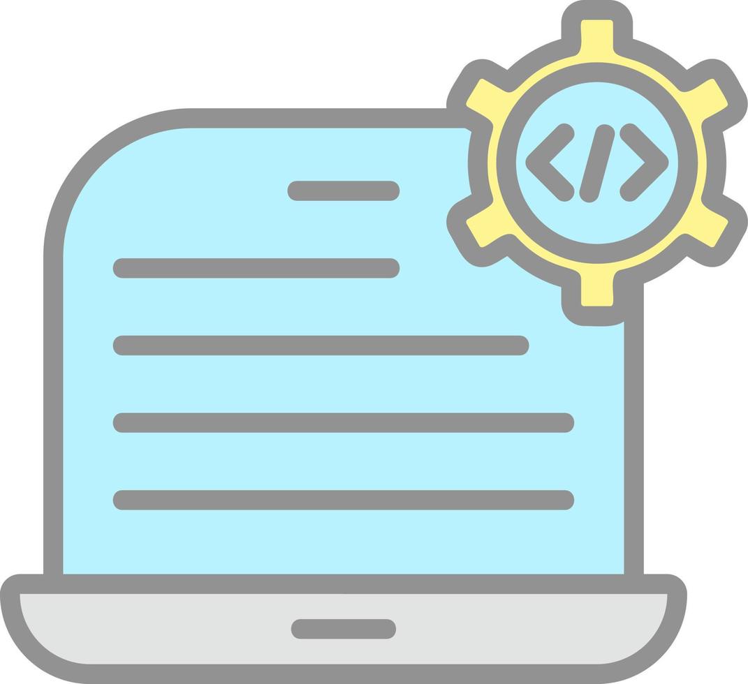 Code Setting Vector Icon Design