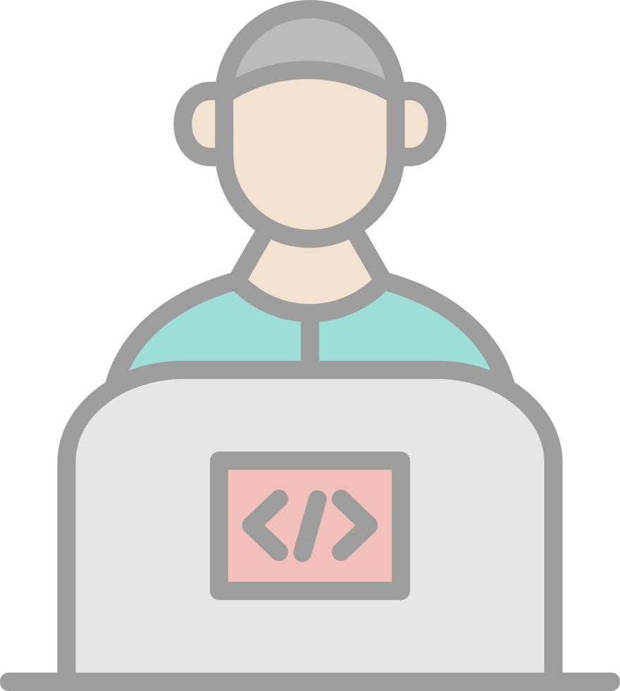 Senior Developer Vector Icon Design