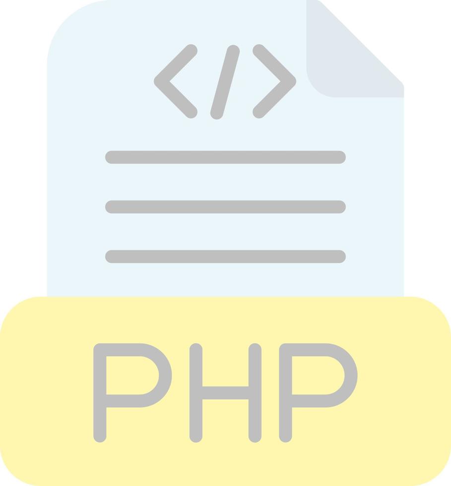 Php File Vector Icon Design