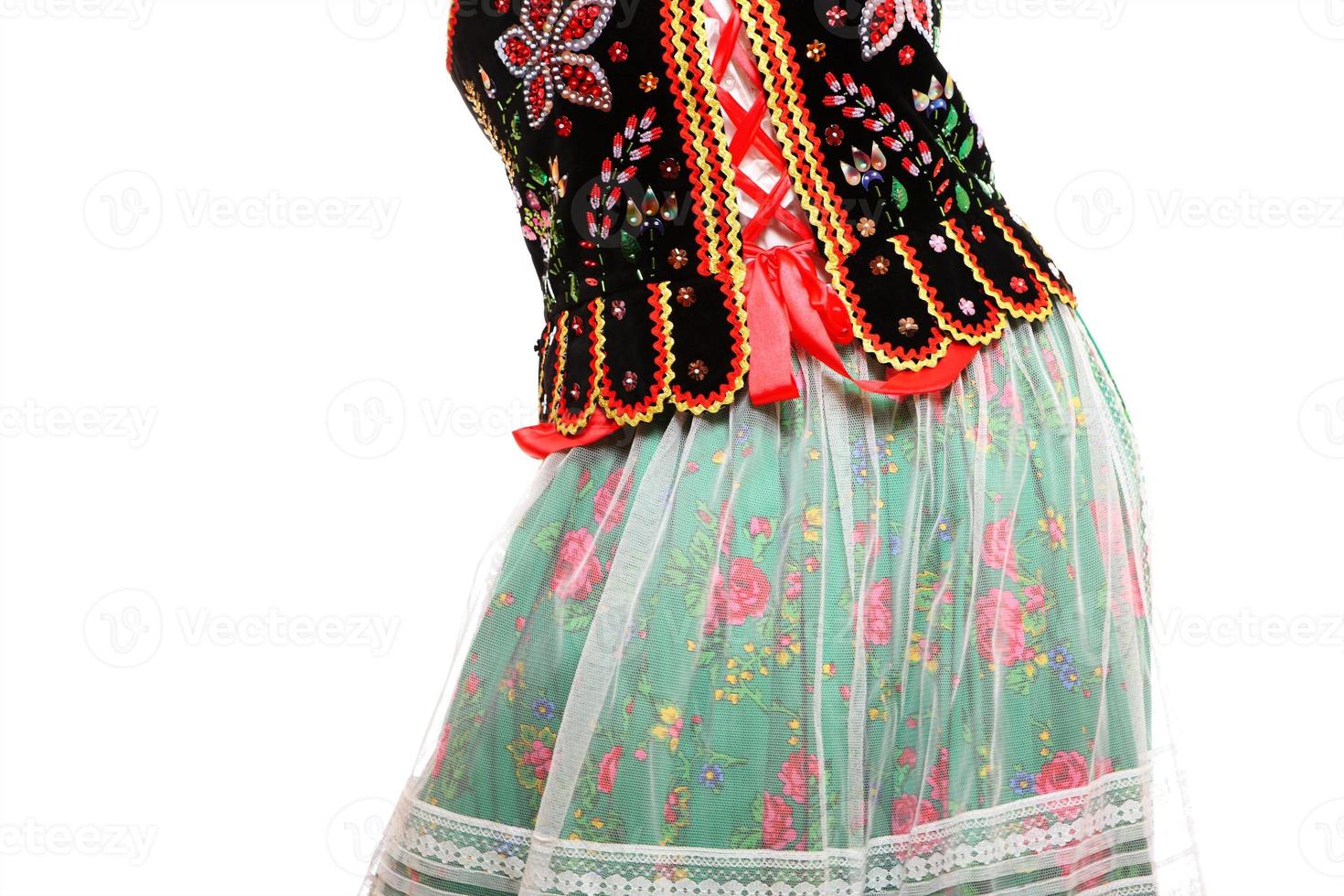 traje tradicional polaco foto