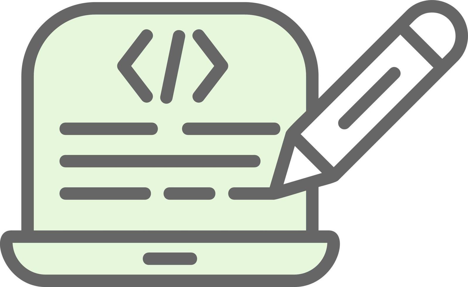 Edit Code Vector Icon Design