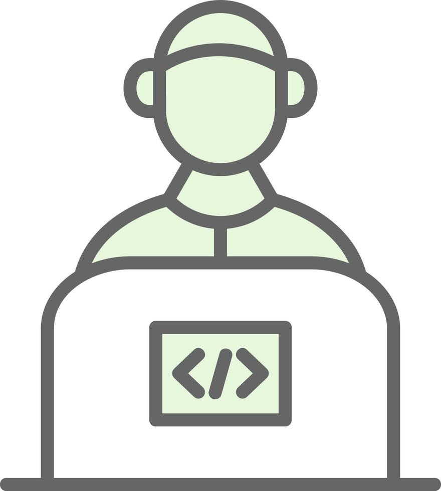 Senior Developer Vector Icon Design