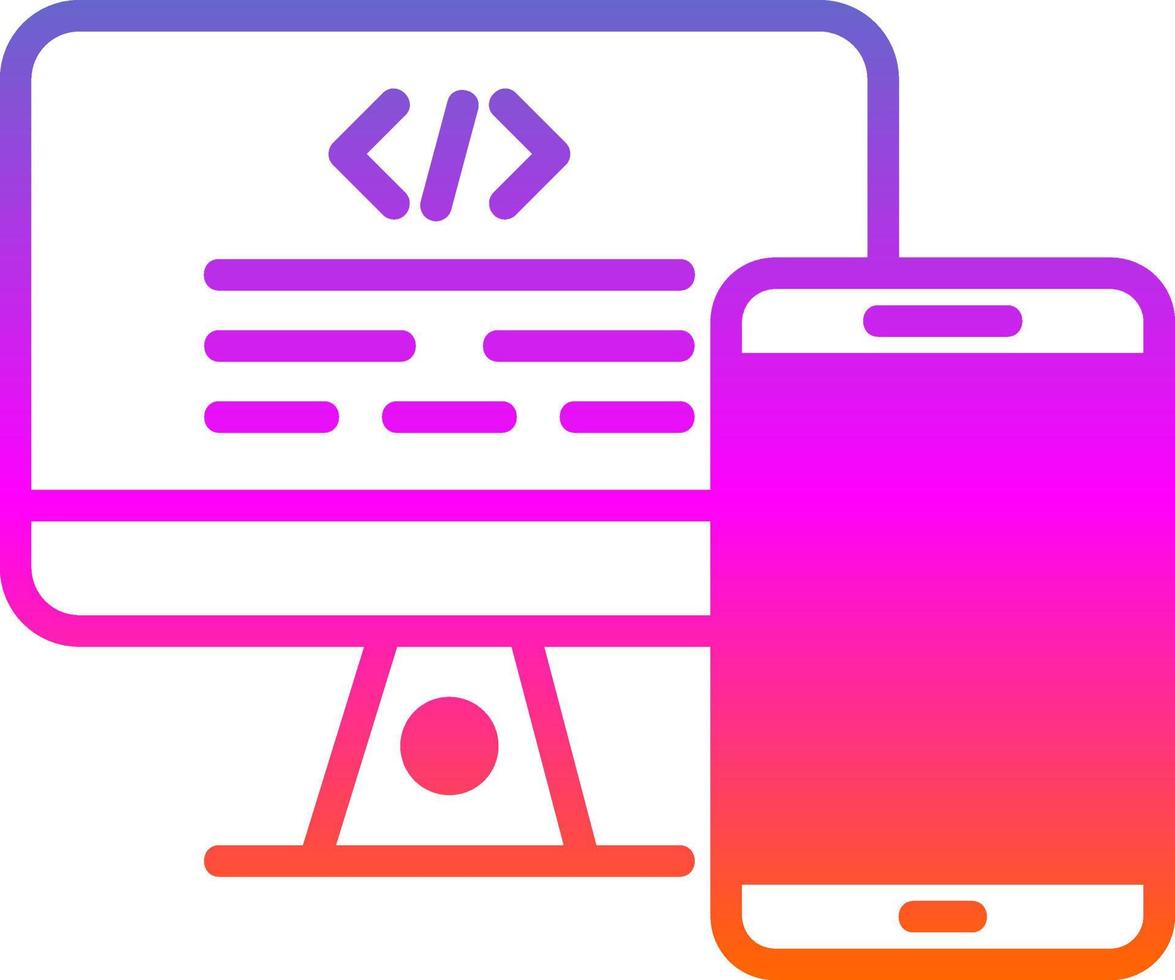 Code Terminal Vector Icon Design