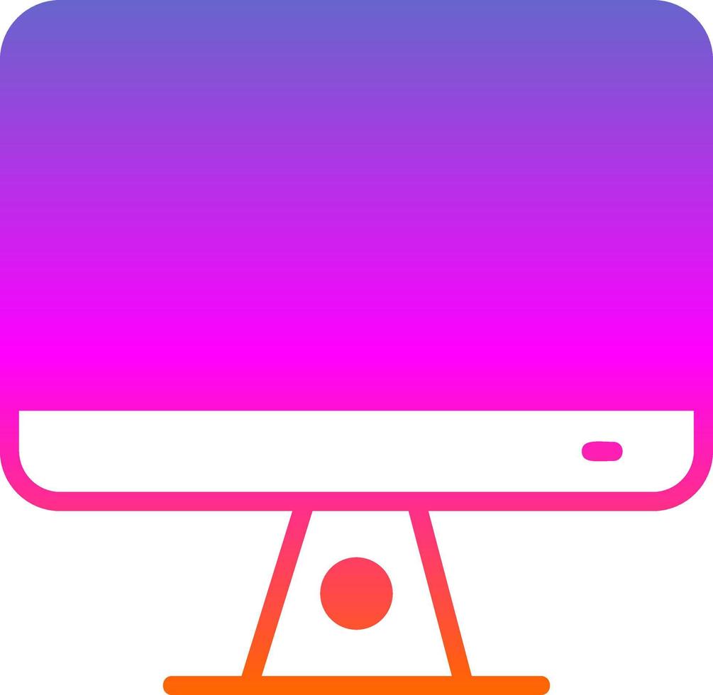 diseño de icono de vector de monitor